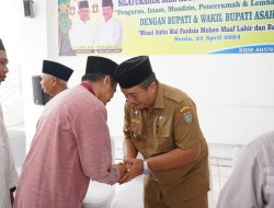 BKM Agung H. Achmad Bakrie Kisaran Silaturahmi dengan Bupati Asahan