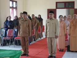 Bupati Lantik 2 Pejabat Administrator Disdukcapil Kabupaten Asahan
