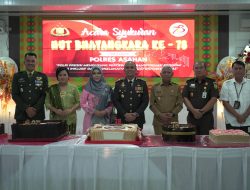 Bupati Asahan Hadiri HUT Bhayangkara ke-78