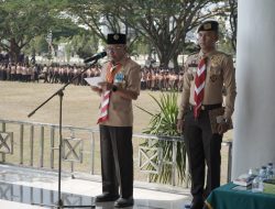 Bupati Asahan Hadiri Penutupan Kirab Tangkal Napza Kwartir Daerah Gerakan Pramuka Sumut