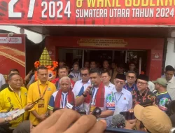 Diiring Relawan dan Parpol Pendukung, Bobby-Surya Mendaftar ke KPU Sumut