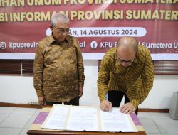 KPU Sumut MoU Keterbukaan Informasi Publik dengan KIP Sumut