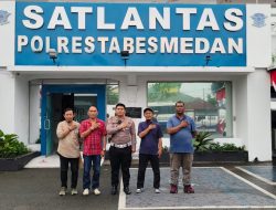 Satlantas Polrestabes Medan Siap Kolaborasi Dengan SMSI