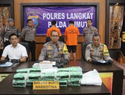 Kapolres Langkat Ungkap Tindak Pidana Narkotika 20 Kg Sabu