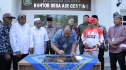 Wakil Bupati Asahan Resmikan Kantor Balai Desa Air Genting