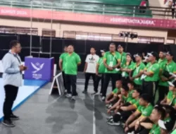 Aksi Seru Atlet Bela Diri, Lima Kelas Cabor Sambo PON XXI 2024 di GOR Langkat