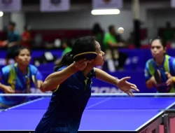 Ganda Putri Tenis Meja Sumut Melaju ke 16 Besar PON XXI 2024, Ganda Putra Tersingkir Dramatis