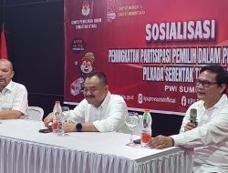 PWI Dan KPU Sumut Gelar Sosialisasi Peningkatan Partisipasi Pemilu