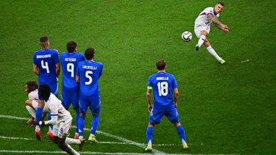 Prancis Kalahkan Italia 3-1 di San Siro, Digne dan Rabiot Bersinar