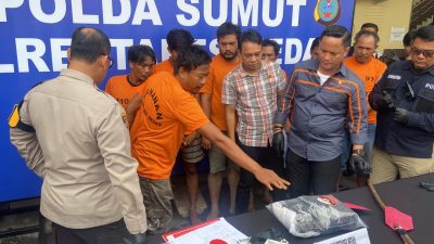 9 Pelaku Curanmor di Medan Ditangkap Polisi, 3 Orang Ditembak