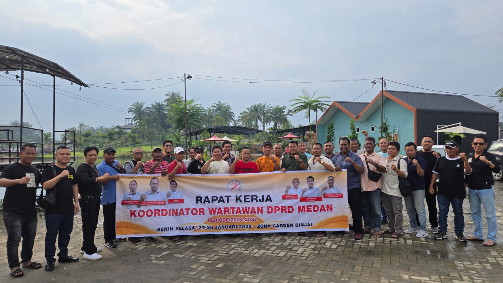 Koordinator Wartawan DPRD Medan Tetapkan Program Kerja Tiga Tahun ke Depan di Raker 2025