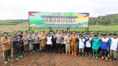 Gerakan Penanaman Jagung 1 Juta Hektare: Polda Banten Dorong Swasembada Pangan