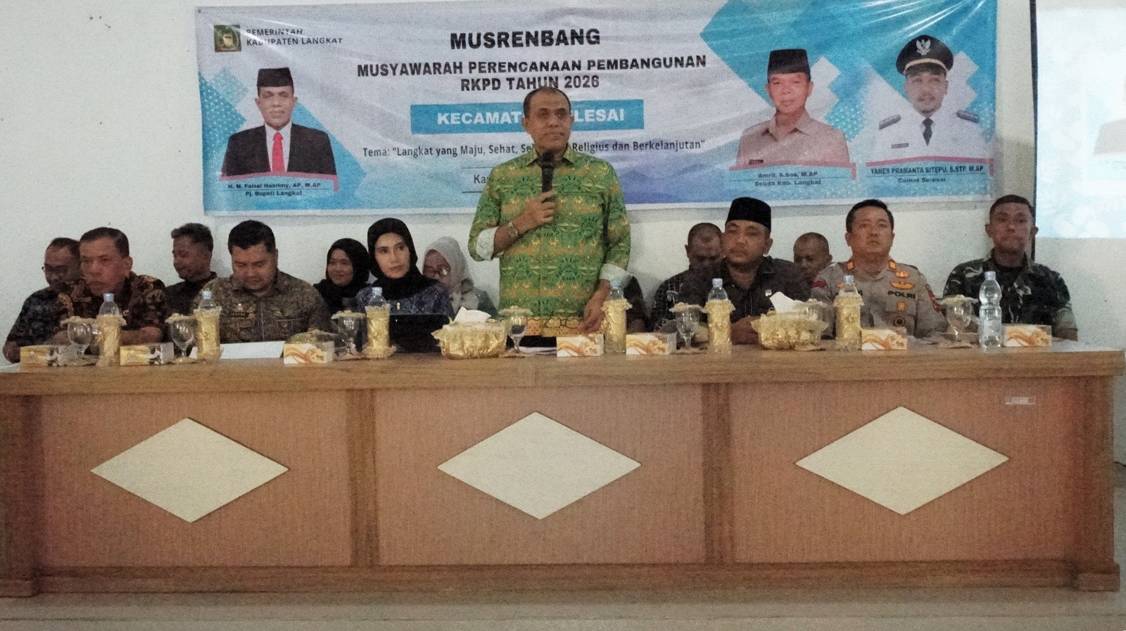 Pj. Bupati Langkat Buka Musrenbang Kecamatan Selesai, Fokus pada Infrastruktur dan Kesejahteraan Masyarakat