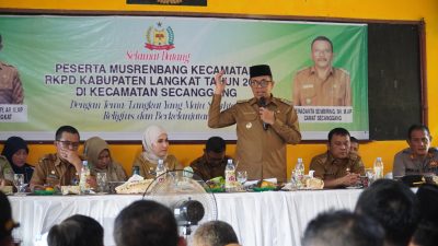 Musrenbang Kecamatan Secanggang: Wujudkan Pembangunan Langkat yang Berkelanjutan