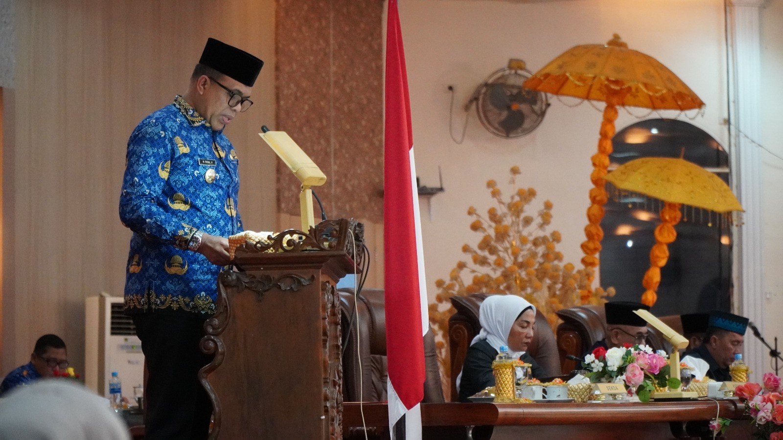 Pj Bupati Langkat Hadiri Rapat Paripurna DPRD, Bahas Aspirasi Masyarakat dalam RKPD 2025