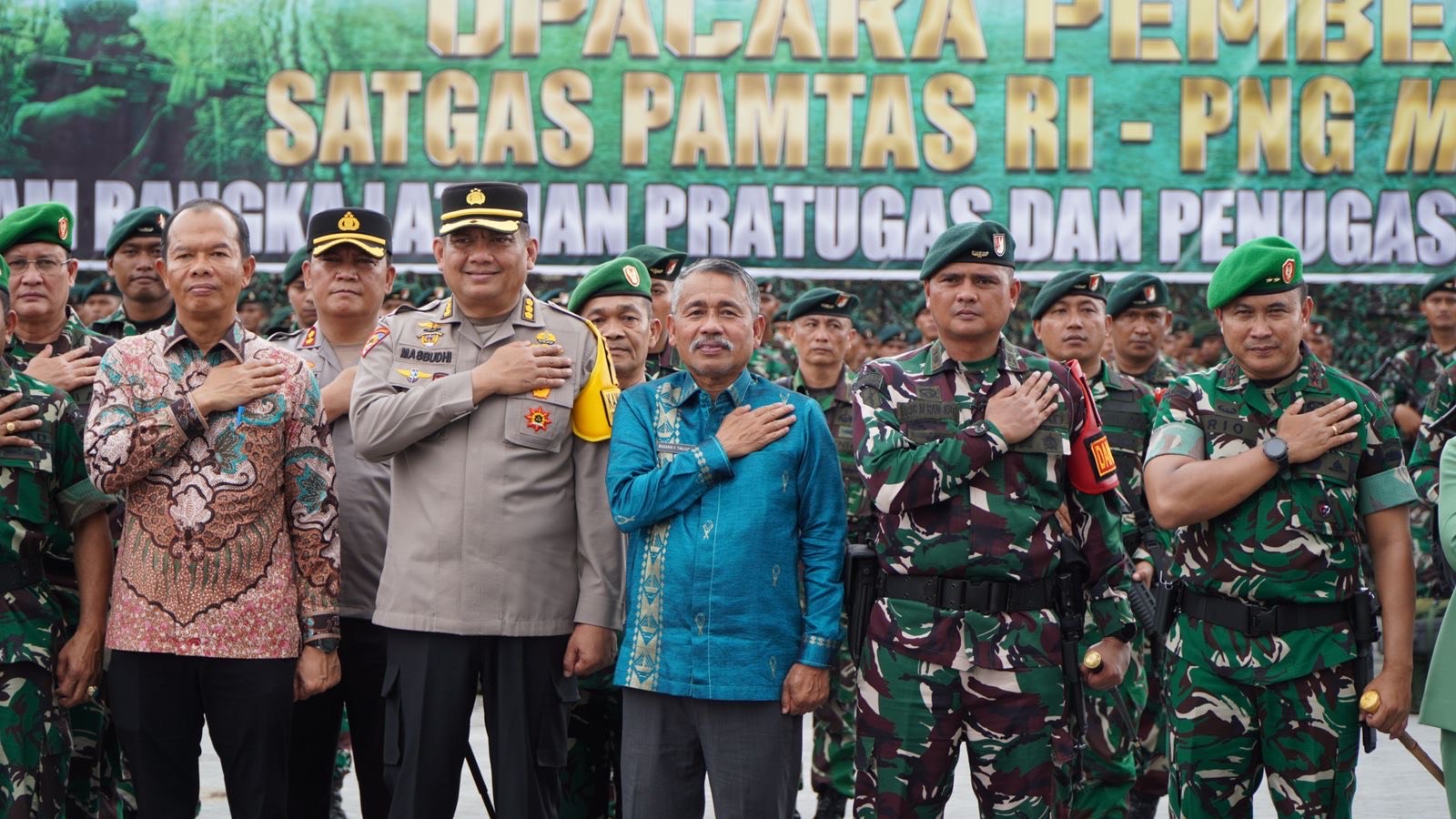 Pelepasan Satgas Pamtas RI-PNG Yonif 100/PS: Misi Pengamanan Perbatasan Papua Dimulai