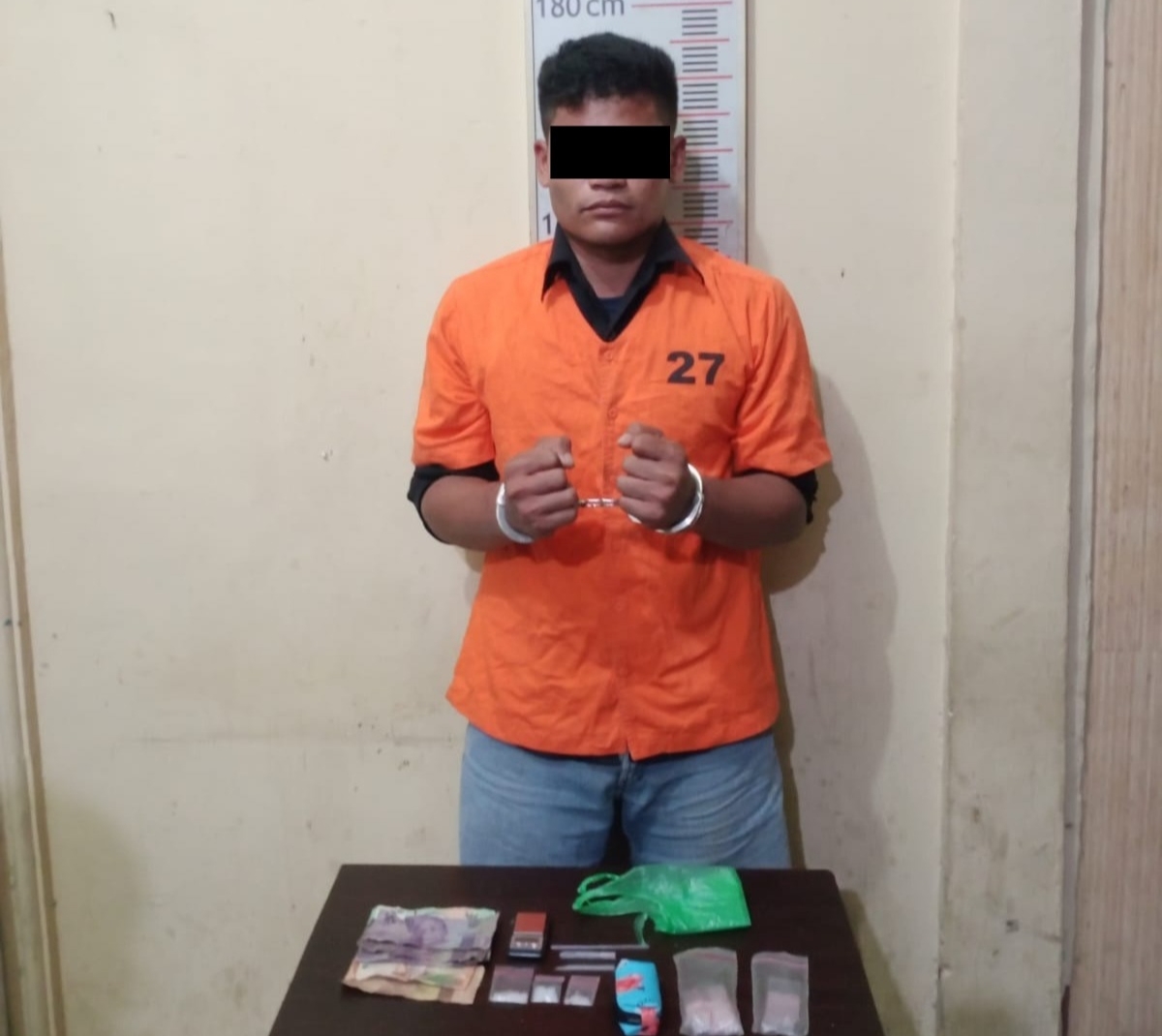 Polisi Tangkap Pria Muda di Langkat Saat Transaksi Narkoba, Barang Bukti Sabu 2,51 Gram Diamankan