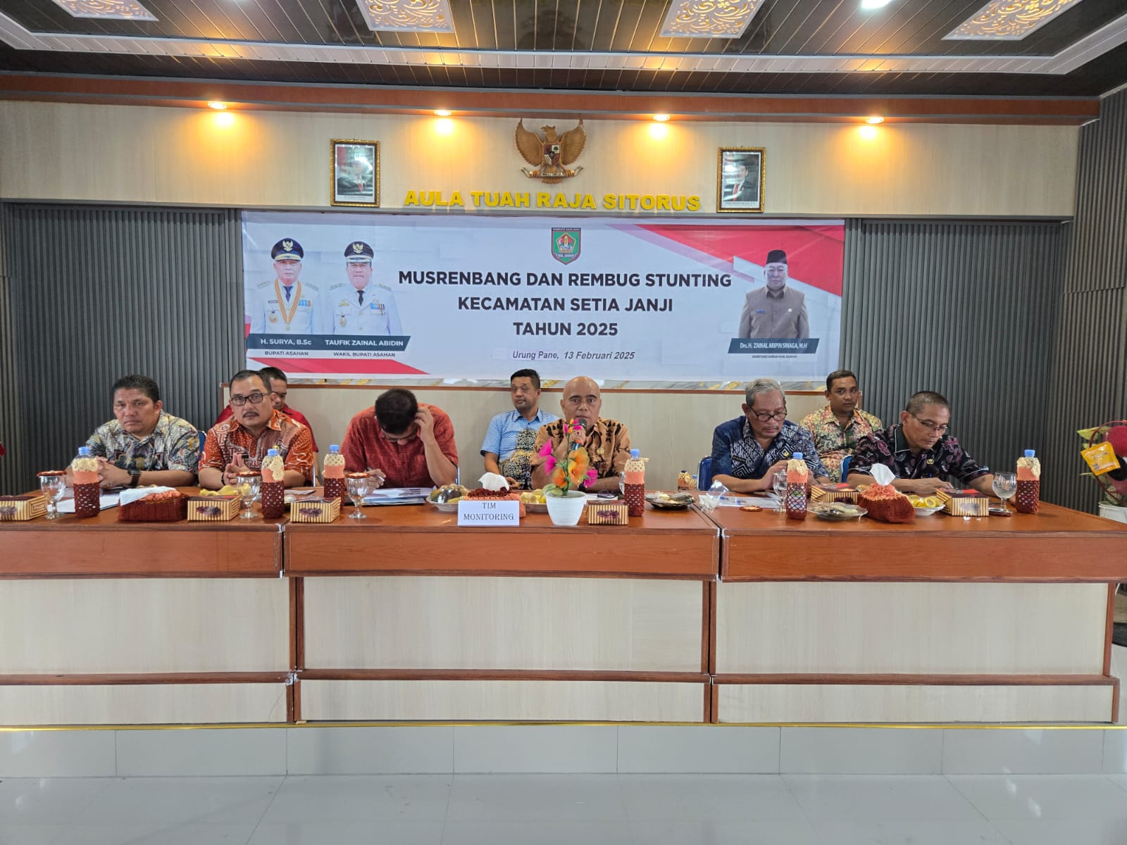 Asisten Perekonomian dan Pembangunan Kabupaten Asahan Buka Musrenbang Kecamatan 2025