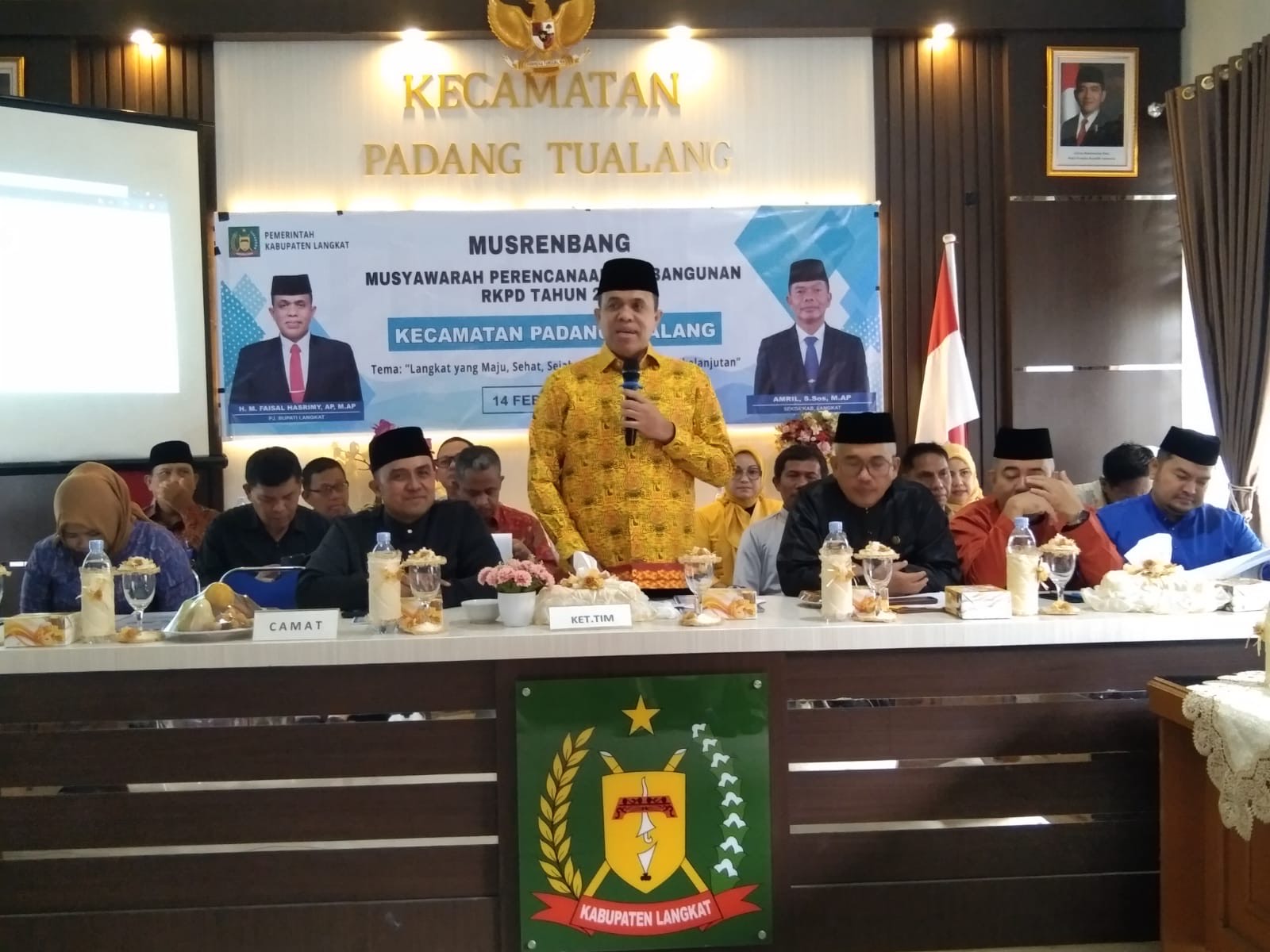 Pj. Bupati Langkat Buka Musrenbang Kecamatan Padang Tualang, Bahas Prioritas Pembangunan 2026