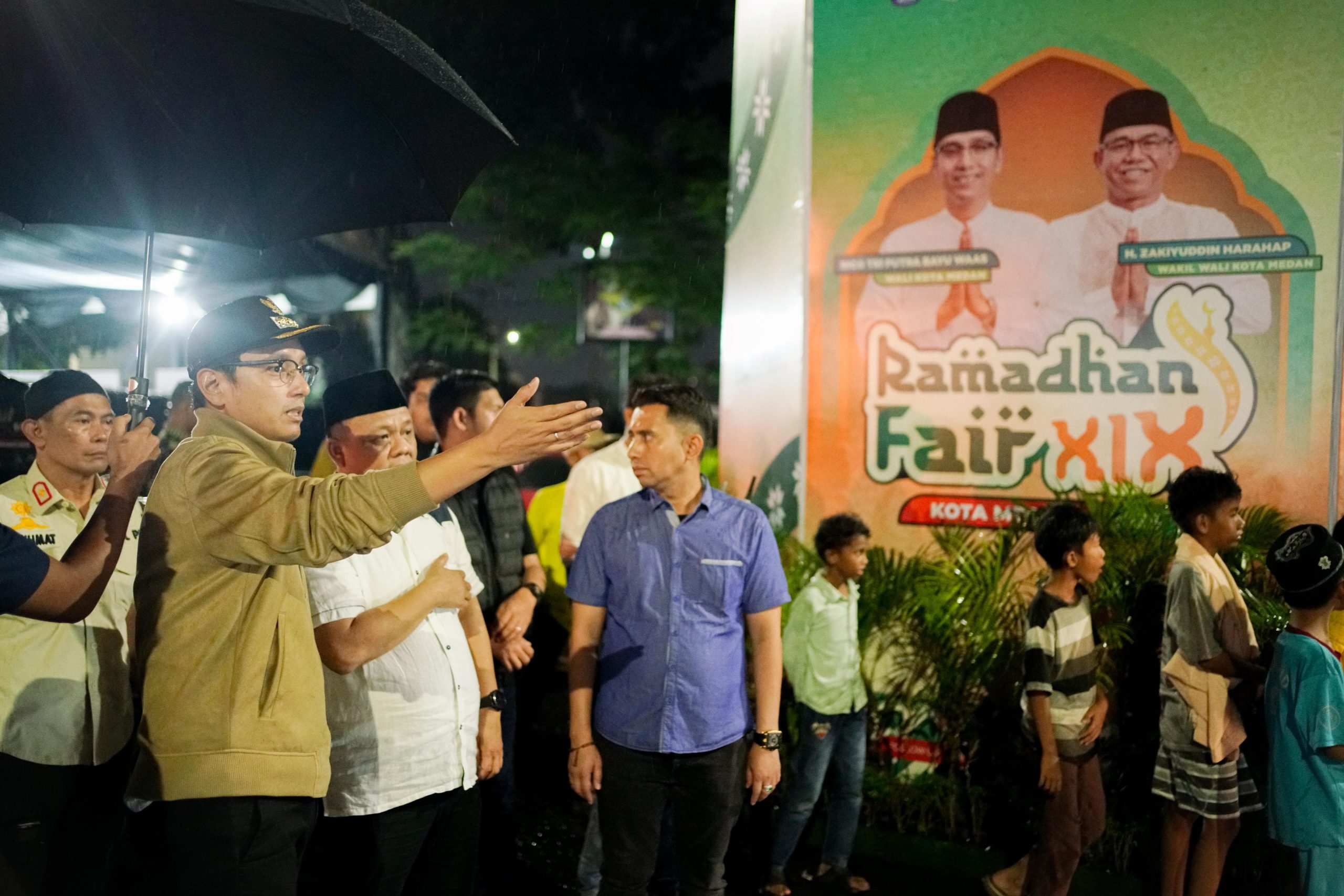 Wali Kota Medan Tinjau Persiapan Ramadan Fair XIX 2025 di Tengah Gerimis