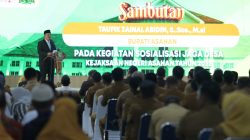 Bupati Asahan Hadiri Sosialisasi Program Jaga Desa untuk Pencegahan Korupsi dan Narkoba