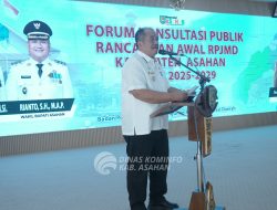 Bupati Asahan Buka Forum Konsultasi Publik RPJMD 2025-2029, Tekankan Pembangunan Berbasis Aspirasi Masyarakat