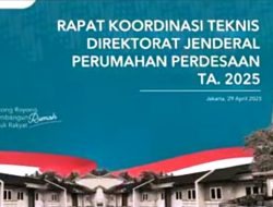 Bupati Asahan Hadiri Rakornis Perumahan Perdesaan Dukung Program Tiga Juta Rumah