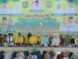 Ketua TP PKK Asahan Hadiri Pengajian Akbar Ashabul Yamin di Kecamatan Sei Dadap