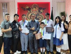 Ketua DPRD Medan Sambut Pelajar Berprestasi Internasional: “Kalian Aset Bangsa”