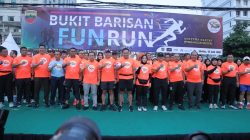 Bupati Asahan Ikut Meriahkan Bukit Barisan Fun Run 5K di Medan