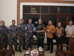 Bupati Asahan Terima Audiensi Danlanal Tanjung Balai–Asahan