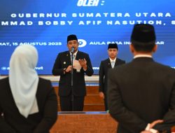 Bobby Nasution Lantik Lima Pejabat Eselon II Pemprov Sumut, Tegaskan Loyalitas dan Efisiensi Anggaran