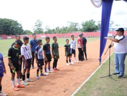 Bupati Asahan Buka Turnamen Sepak Bola U-14 HUT PAN ke-27