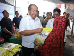 Bupati Asahan dan Forkopimda Tinjau Gerakan Pangan Murah Serentak