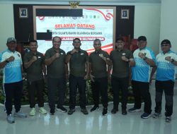 Forkopimda Lintas Daerah Perkuat Kebersamaan Lewat Olahraga Bersama di Makorem 022/PT