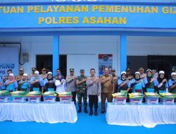 Kapolda Sumut dan Bupati Asahan Resmikan Grand Launching SPPG Polres Asahan