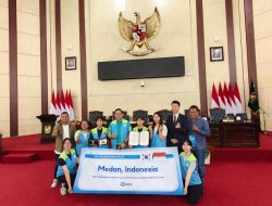 Ketua DPRD Medan Sambut Mahasiswa Internasional ASEZ, Dukung Aksi Sosial dan Lingkungan