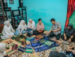 Kunjungi Sentra Songket Asahan, Kahiyang Ayu Borong Kain Khas dan Dukung UMKM Lokal