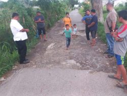 Binsar Simarmata Tinjau Jalan Rusak di Medan Tuntungan, Dorong Perbaikan Segera