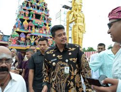 Bobby Nasution Ajak Umat Hindu Jadi Teladan Kebaikan dan Dukung Pembangunan Sumut