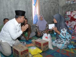 Wakil Bupati Asahan Tinjau Lokasi Longsor Tambang Batu Padas, Serahkan Bantuan untuk Korban