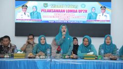 TP PKK Asahan Dorong Kemandirian Ekonomi Keluarga Lewat Evaluasi UP2K di Desa Bunut Sebrang