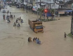 Hujan Deras dan Sungai Meluap, Kampung Lalang Terendam Banjir