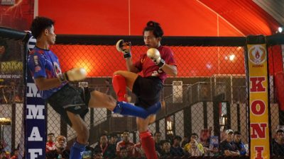 Dua Atlet Polres Nias Sabet Dua Emas di Kejurnas IBCA MMA 2025 Piala Dankor Brimob