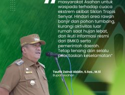 Pemkab Asahan Imbau Warga Waspada Dampak Siklon Tropis Senyar, BMKG Keluarkan Peringatan Dini