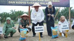Pemkab Asahan–Forkopimda Dukung Gerakan Tanam Padi Gogo Kodim 0208 untuk Perkuat Ketahanan Pangan