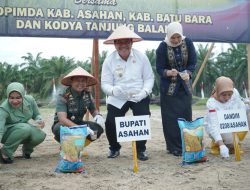 Pemkab Asahan–Forkopimda Dukung Gerakan Tanam Padi Gogo Kodim 0208 untuk Perkuat Ketahanan Pangan