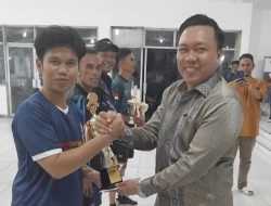 Fahrezi Juara 1 Tenis Meja Piala Camat Teluk Nibung