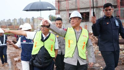 Wakapolri Dedi Prasetyo Tinjau Pembangunan SMA Kemala Taruna Bhayangkara di Gunung Sindur, Progres 43 Persen