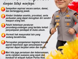 Polres Nias Ajak Masyarakat Bijak Bermedia Sosial dan Santun Sampaikan Aspirasi